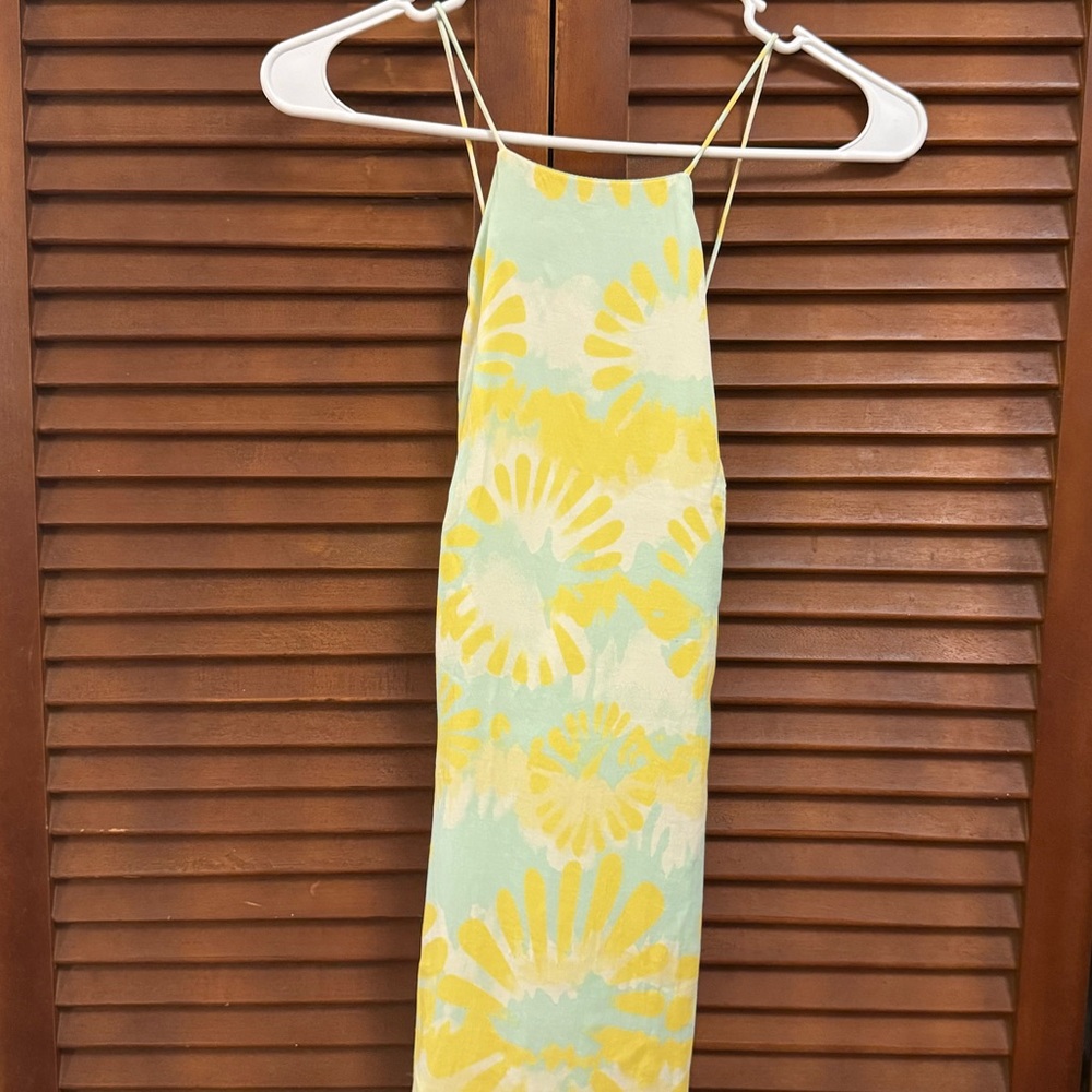 Zara Pastel Yellow and Mint Dress